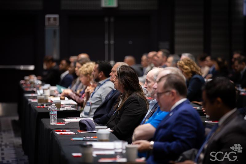 Attendees  at the Economic Summit.