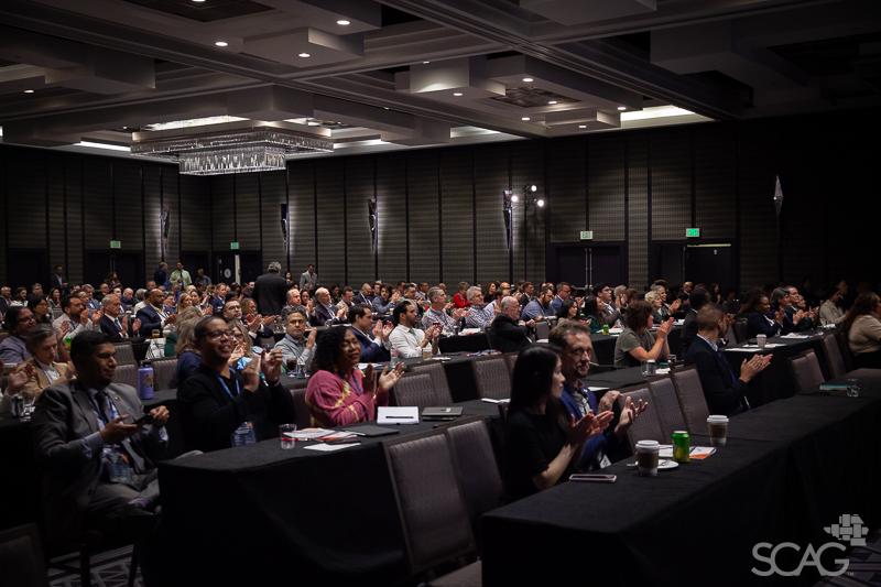 Attendees at the Economic Summit.