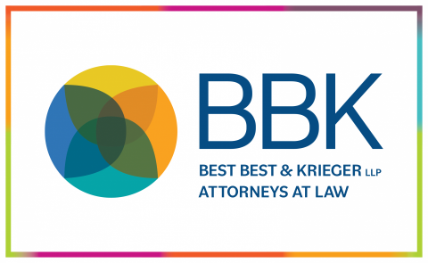 BBK law firm logo with colorful overlapping circles.